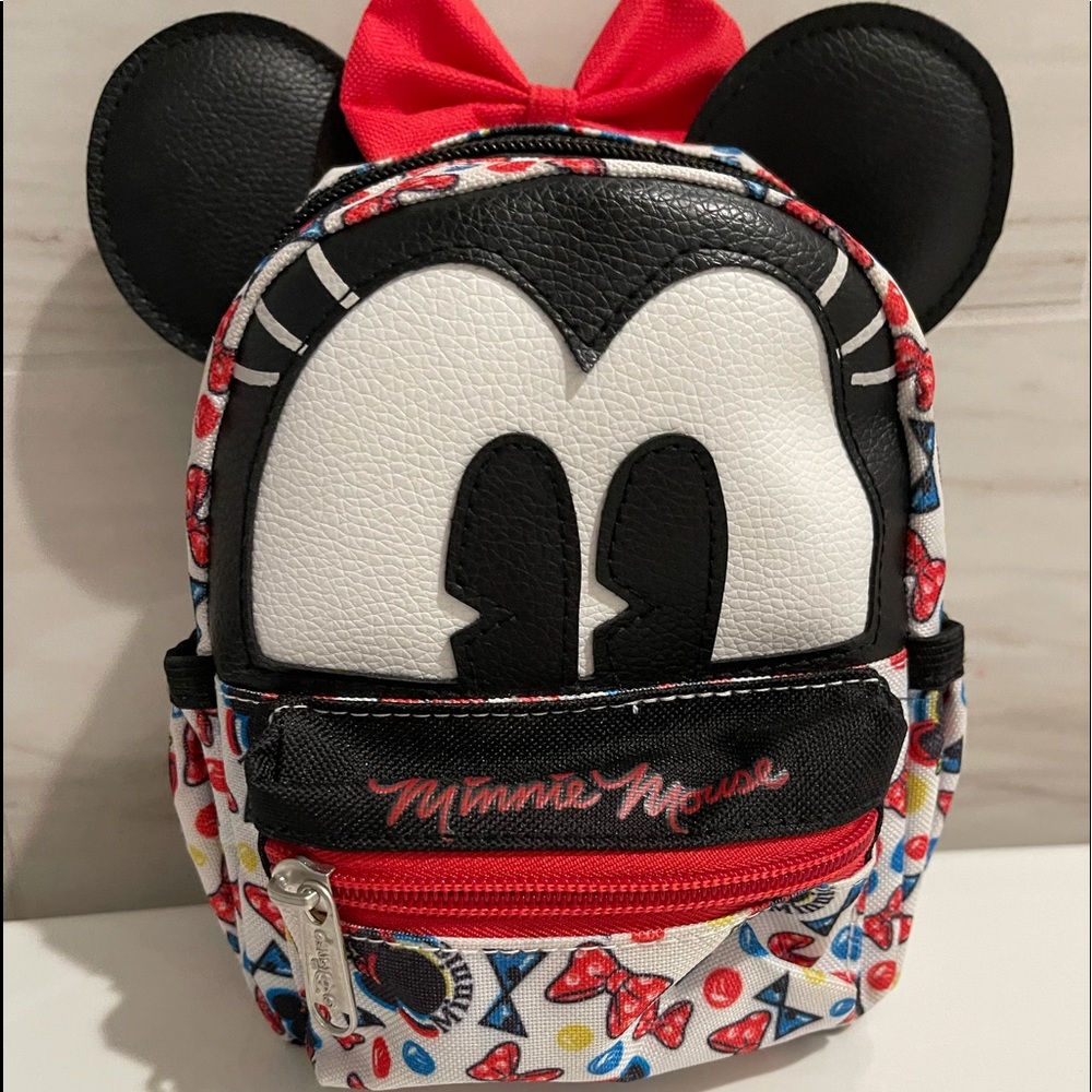 Mini Pack-back Leather Minnie Mouse